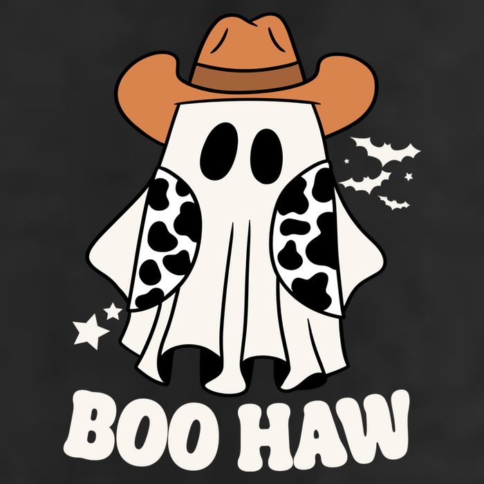 Boo Haw Country Ghost Funny Halloween Adult Drive Performance Visor