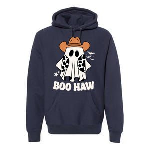 Boo Haw Country Ghost Funny Halloween Premium Hoodie