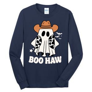 Boo Haw Country Ghost Funny Halloween Tall Long Sleeve T-Shirt