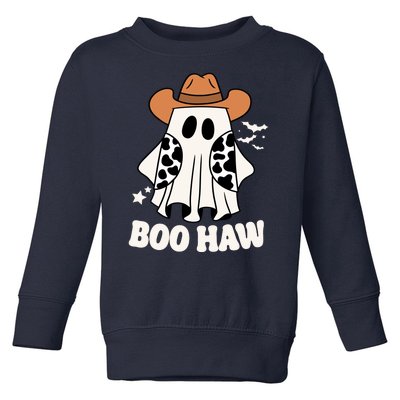 Boo Haw Country Ghost Funny Halloween Toddler Sweatshirt