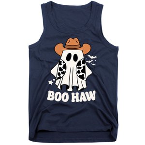 Boo Haw Country Ghost Funny Halloween Tank Top