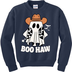 Boo Haw Country Ghost Funny Halloween Kids Sweatshirt