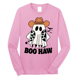 Boo Haw Country Ghost Funny Halloween Long Sleeve Shirt