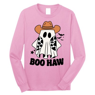 Boo Haw Country Ghost Funny Halloween Long Sleeve Shirt