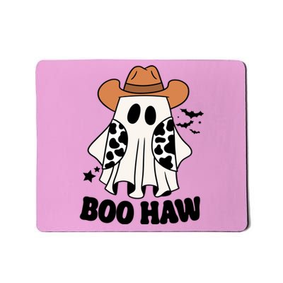 Boo Haw Country Ghost Funny Halloween Mousepad