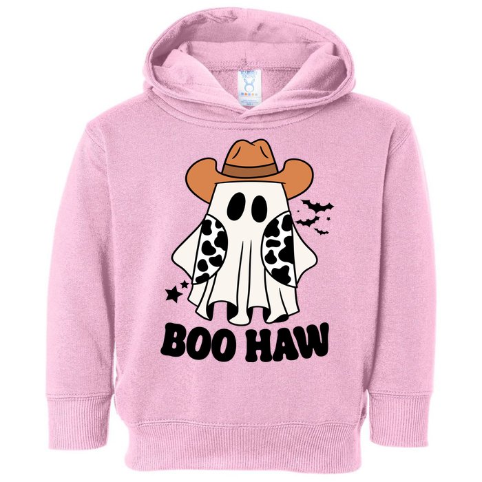 Boo Haw Country Ghost Funny Halloween Toddler Hoodie