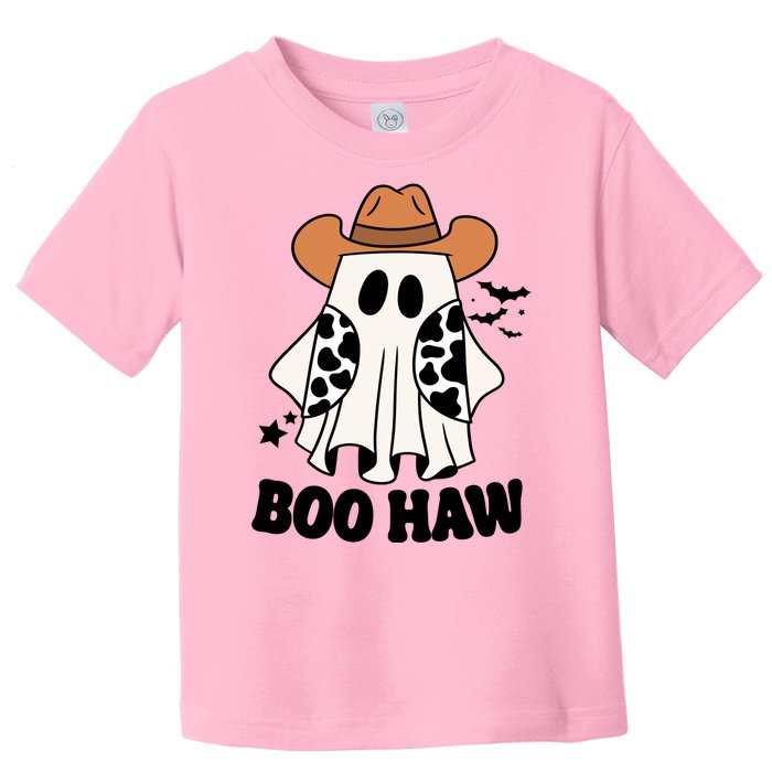 Boo Haw Country Ghost Funny Halloween Toddler T-Shirt