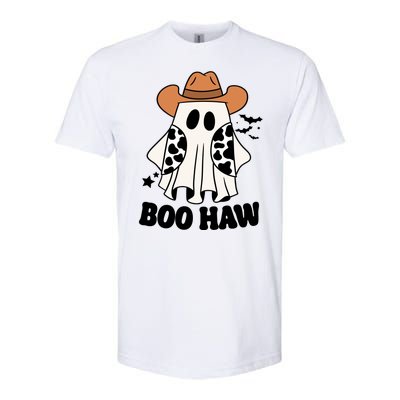 Boo Haw Country Ghost Funny Halloween Softstyle® CVC T-Shirt