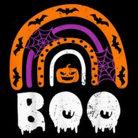 Boo Halloween Costume Rainbow With Spiders And Witch Hat Impact Tech Backpack