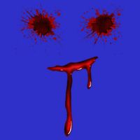 Bloody Halloween Costume Blood Splatter Smile Women's V-Neck T-Shirt