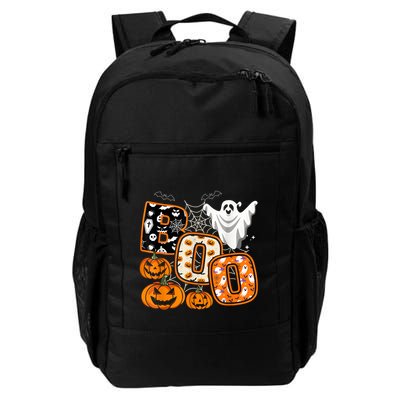 Boo Halloween Costume Spiders Ghosts Pumkin & Witch Hat Backpack