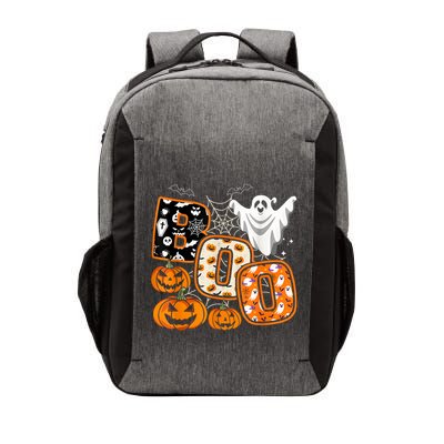 Boo Halloween Costume Spiders Ghosts Pumkin & Witch Hat Vector Backpack