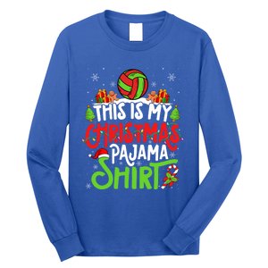 Beach Handball Christmas Pajama Gift Xmas Beach Handball Gift Long Sleeve Shirt