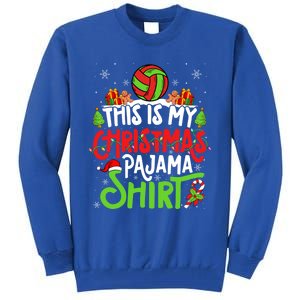 Beach Handball Christmas Pajama Gift Xmas Beach Handball Gift Tall Sweatshirt