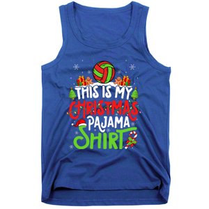 Beach Handball Christmas Pajama Gift Xmas Beach Handball Gift Tank Top