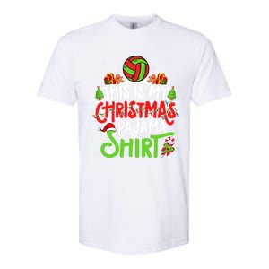 Beach Handball Christmas Pajama Gift Xmas Beach Handball Gift Softstyle CVC T-Shirt