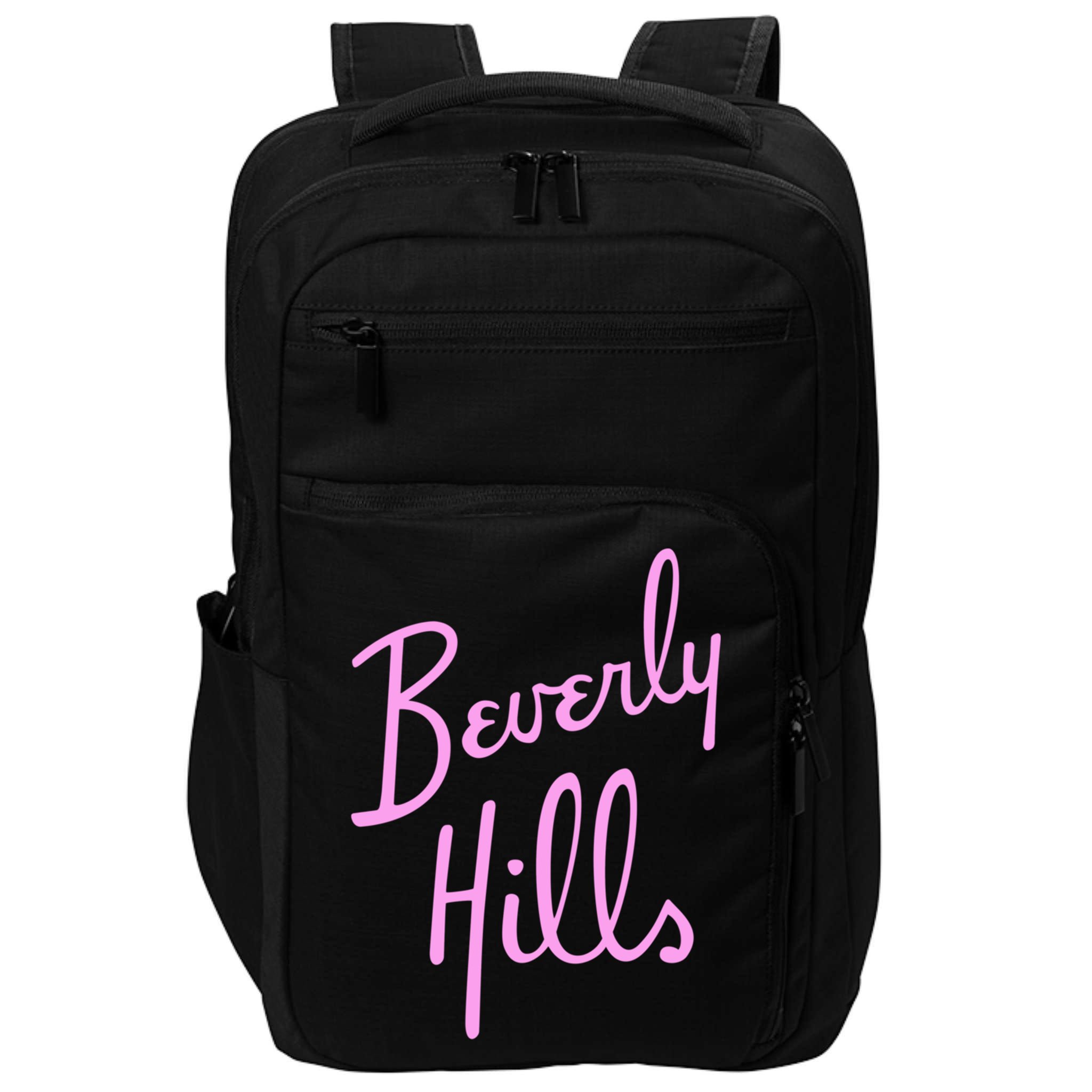 Beverly Hills California Hotel Souvenir Valley Girl Pride CA Impact Tech Backpack