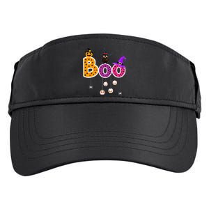 Boo Halloween Costume Spiders Ghosts Pumkin & Witch Hat Adult Drive Performance Visor