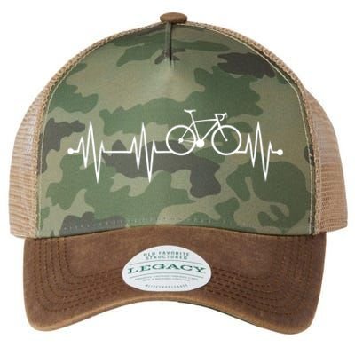 Bicycle Heartbeat Cycling For Cyclist Legacy Tie Dye Trucker Hat