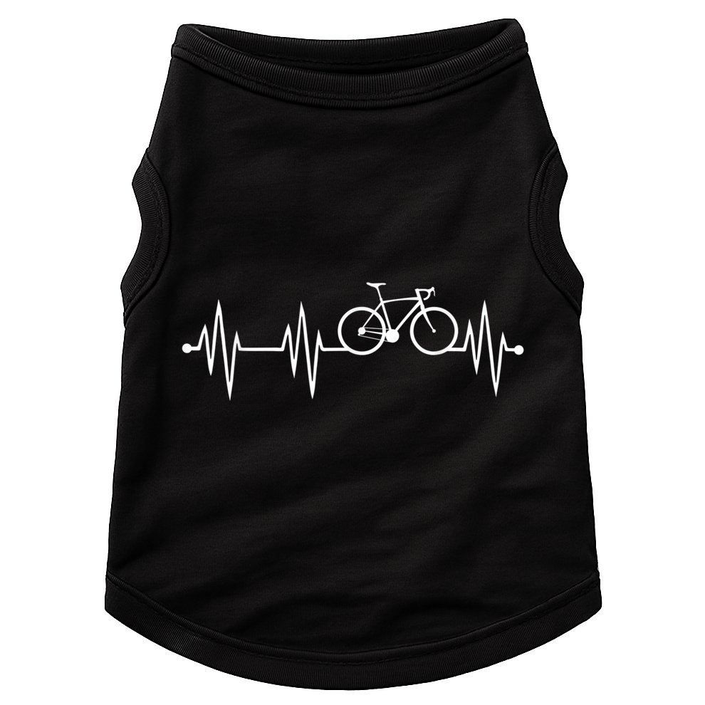 Bicycle Heartbeat Cycling For Cyclist Doggie Tank