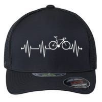 Bicycle Heartbeat Cycling For Cyclist Flexfit Unipanel Trucker Cap