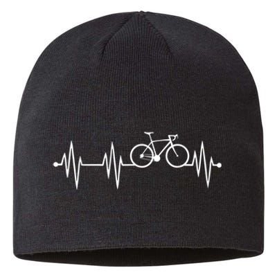 Bicycle Heartbeat Cycling For Cyclist Sustainable Beanie