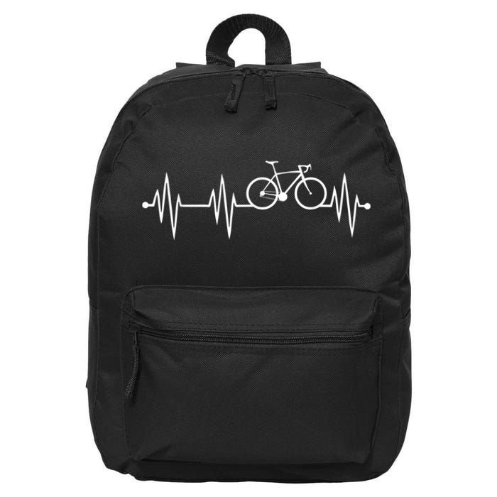 Bicycle Heartbeat Cycling For Cyclist 16 in Basic Backpack