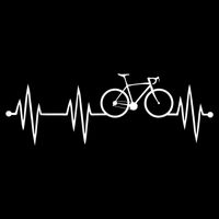 Bicycle Heartbeat Cycling For Cyclist Zip Tote Bag