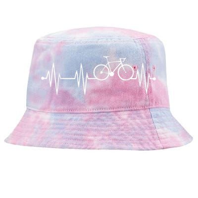 Bicycle Heartbeat Cycling For Cyclist Tie-Dyed Bucket Hat