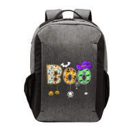 Boo Halloween Costume Spiders Ghosts Pumpkin & Witch Hat Vector Backpack