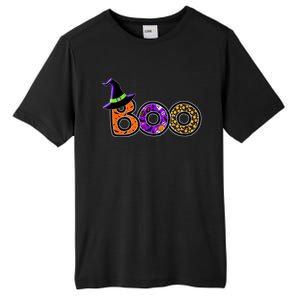 Boo Halloween Costume Spiders Ghosts Pumkin & Witch Hat Tall Fusion ChromaSoft Performance T-Shirt