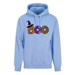 Boo Halloween Costume Spiders Ghosts Pumkin & Witch Hat Unisex Surf Hoodie