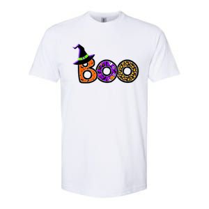 Boo Halloween Costume Spiders Ghosts Pumkin & Witch Hat Softstyle CVC T-Shirt