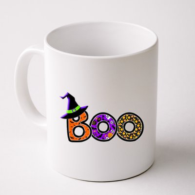 Boo Halloween Costume Spiders Ghosts Pumkin & Witch Hat Coffee Mug