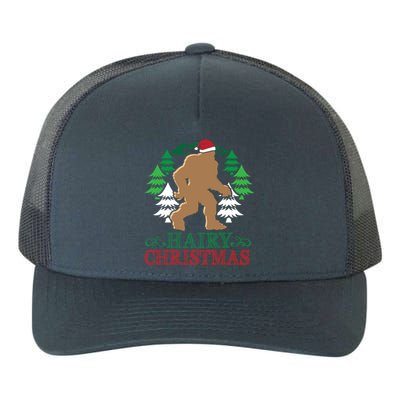 Bigfoot Hairy Christmas Holiday Sasquatch Funny Xmas Gift Yupoong Adult 5-Panel Trucker Hat