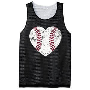 Baseball Heart Cute Mom Softball Gift mother's dsy Mesh Reversible Basketball Jersey Tank