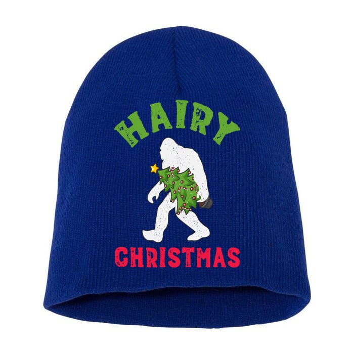 Bigfoot Hairy Christmas Tree Christmas Cute Gift Short Acrylic Beanie