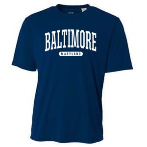 Baltimore Hoodie College Universit Y Style Md Usa Cooling Performance Crew T-Shirt