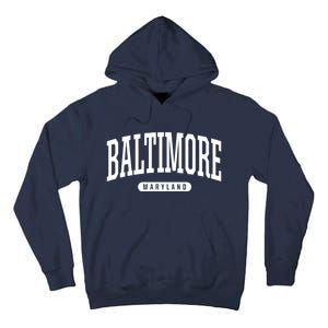 Baltimore Hoodie College Universit Y Style Md Usa Tall Hoodie