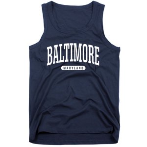 Baltimore Hoodie College Universit Y Style Md Usa Tank Top