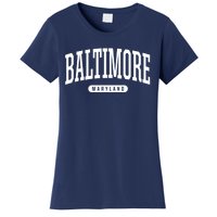 Baltimore Hoodie College Universit Y Style Md Usa Women's T-Shirt