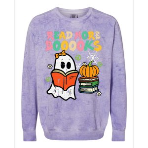 Bookworm Halloween Costume Colorblast Crewneck Sweatshirt