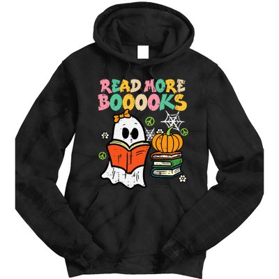 Bookworm Halloween Costume Tie Dye Hoodie