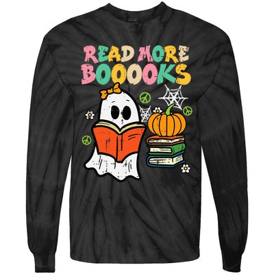 Bookworm Halloween Costume Tie-Dye Long Sleeve Shirt