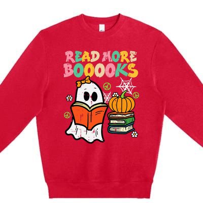 Bookworm Halloween Costume Premium Crewneck Sweatshirt