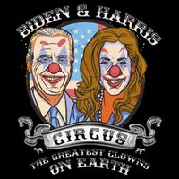 Biden Harris Circus Greatest Clowns on Earth Anti Biden Drawstring Bag