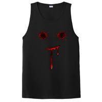 Bloody Halloween Costume Blood Splatter Smile PosiCharge Competitor Tank