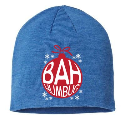 Bah Humbug Christmas Ornats Decoration Snowflakes Xmas Gift Sustainable Beanie