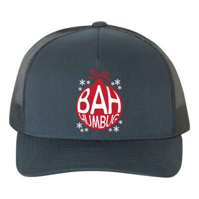 Bah Humbug Christmas Ornats Decoration Snowflakes Xmas Gift Yupoong Adult 5-Panel Trucker Hat