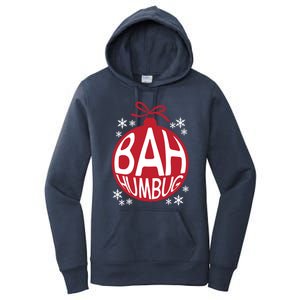 Bah Humbug Christmas Ornats Decoration Snowflakes Xmas Gift Women's Pullover Hoodie